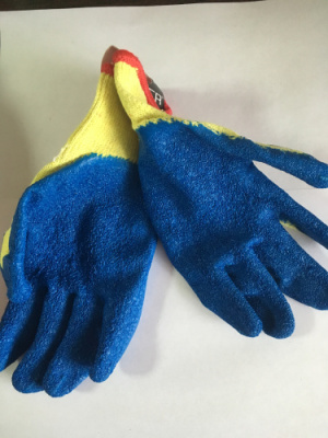 Перчатки ХБ универсальные с латексным покрытием, ZOLDER