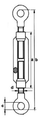 Схема талреп кольцо-кольцо