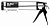 Пистолет для герметика 310 скелетный Basic 